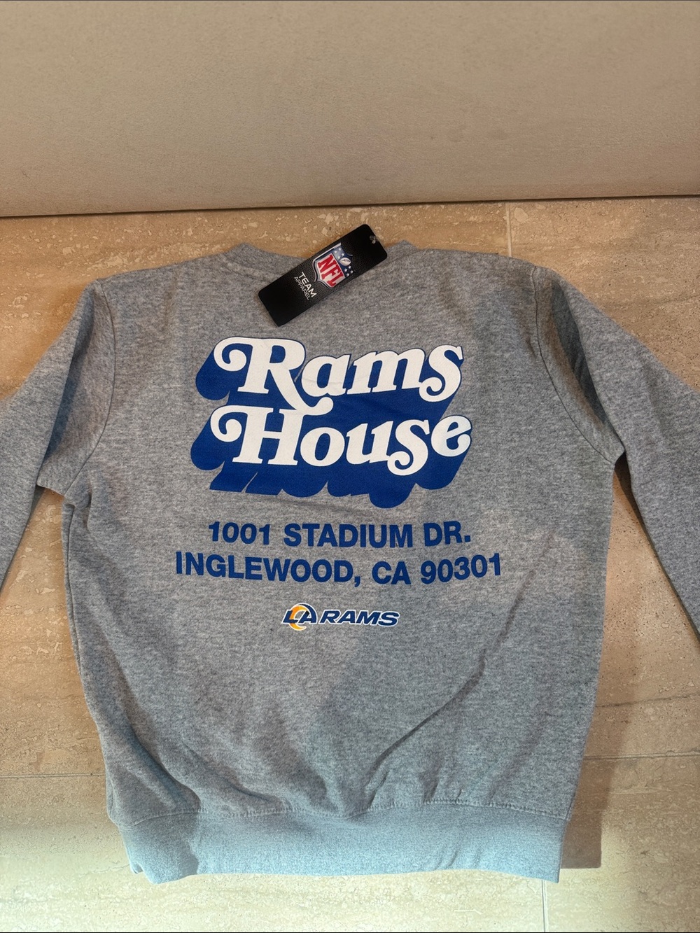 NFL LA Rams Kids Crewneck Sweatshirt